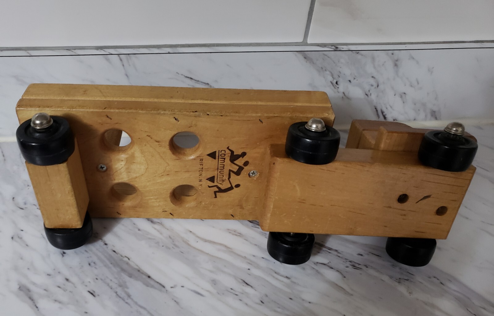 Vintage Community Playthings Wooden Truck and Trailer TOY RIFTON NY eBay