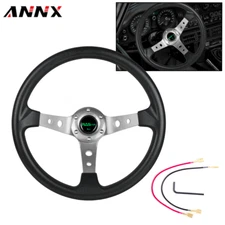 Aluminum 14" 95mm Deep Dish Universal Drifting Racing Steering Wheel