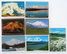 USA Postcards America Lot 7 x ALASKA State Mt...