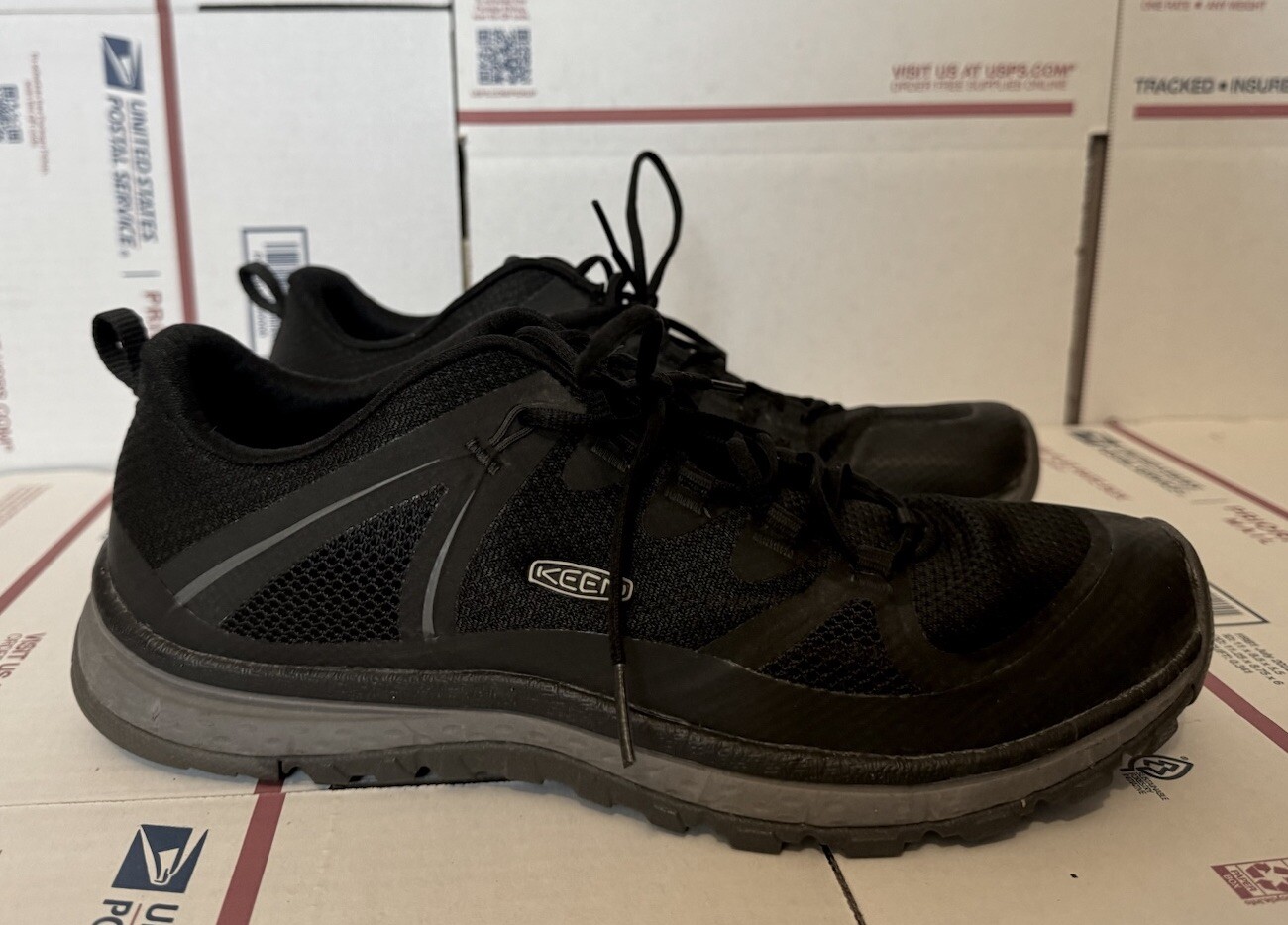 KEEN Scarpe da tennis da donna Terradora Vent Trail da trekking corsa nero grigio 10 5