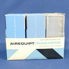 3 Vintage Airequipt Magazines For Automatic Slide Changer Holds 36 - 35mm 2x2