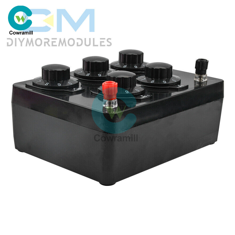 0-9999.9Ohm Variable Resistance Box Decade Resistor For Physical Resistance Box