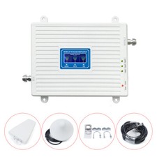  Tri Band 900 1800 2100 Cell Phone Signal Booster 3G GSM DCS WCDMA LTE Repeater 