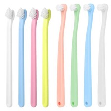 8 Pack Small Dog Cat Toothbrush Mini Head Soft Portable Easy to Use