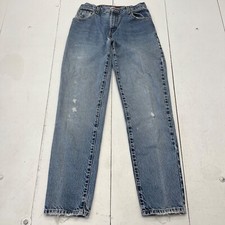 Levis 550 Classic Relaxed Blue Denim Jeans Girls Junior Size L 10