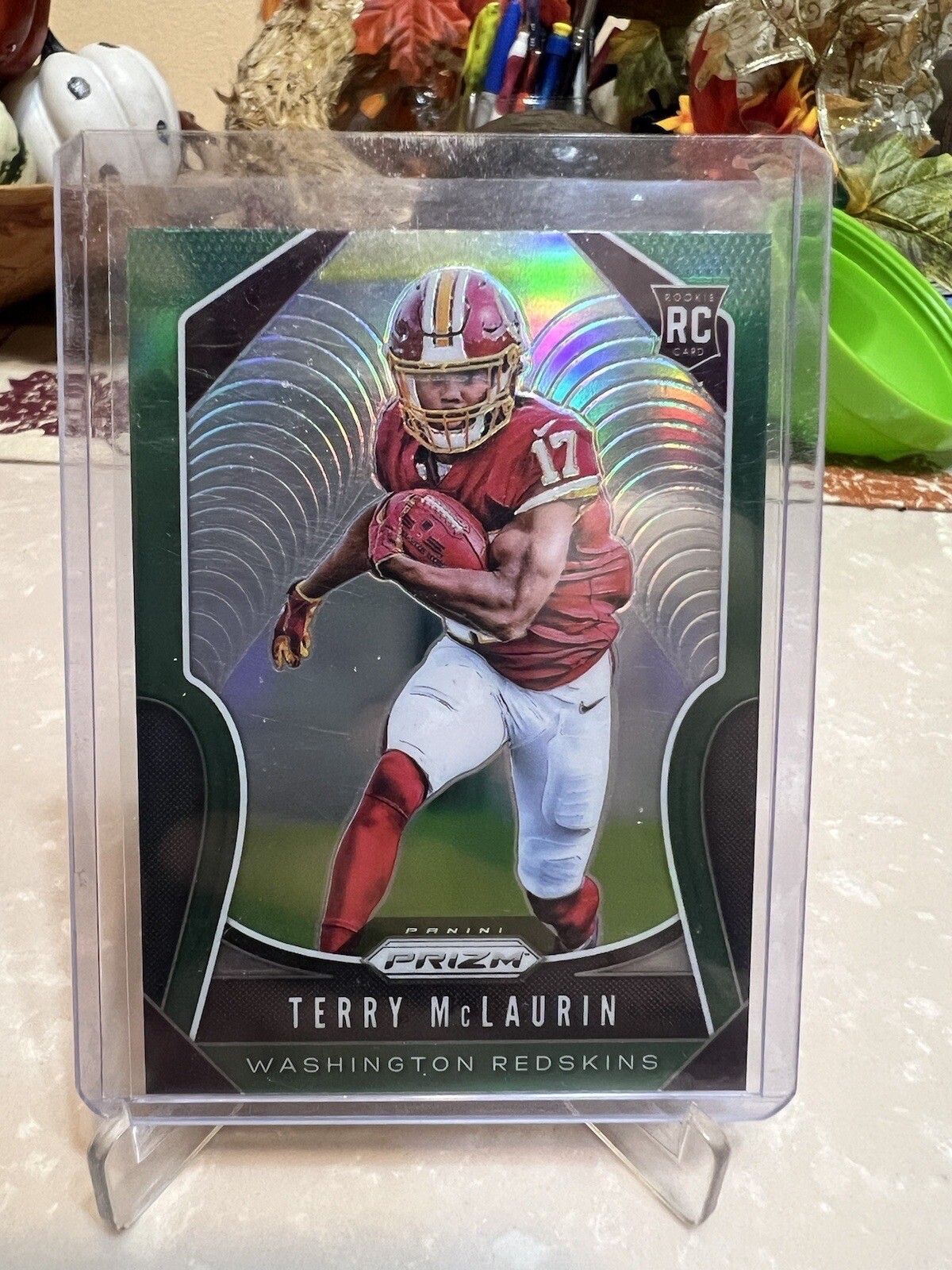 2019 PANINI PRIZM GREEN TERRY MCLAURIN #353 RC