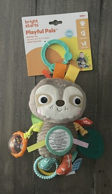 Bright Starts Playful Pals Activity Toy - Sloth - New With Tags