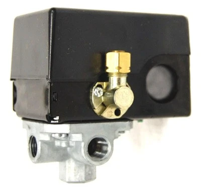 COLEMAN SANBORN REPLACMENT COLEMAN 034-0107 PRESSURE SWITCH W/ UNLOADER VALVE & LEVER 4 PORT 175 PSI