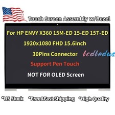 FHD LED LCD Touch Screen Assembly  Bezel For HP ENVY X360 15-ED1010NR 15-ED1031NR