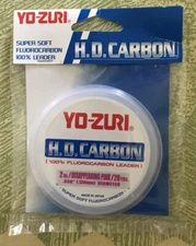 Yo-Zuri HD Carbon Disappearing Pink 20yds Fluorocarbon Leader 2lb