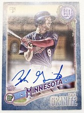 ZACK GRANITE 2018 TOPPS GYPSY QUEEN INDIGO RC ON CARD AUTO TWINS SERIAL #123/150