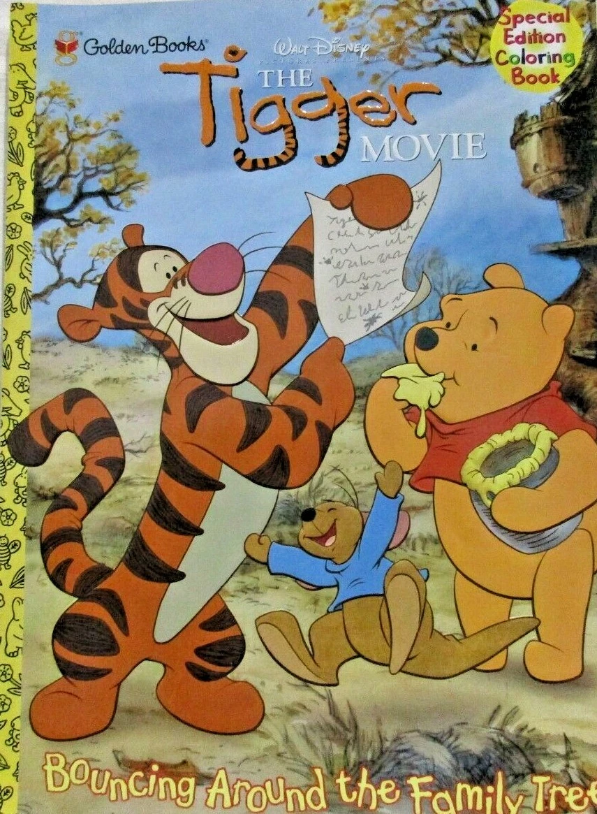 Tigger Bouncing Coloring Pages