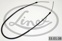 Linex 33.01.08 Handbremsseil L/R Rechts, Links FüR Peugeot 206 1.1-2.0D