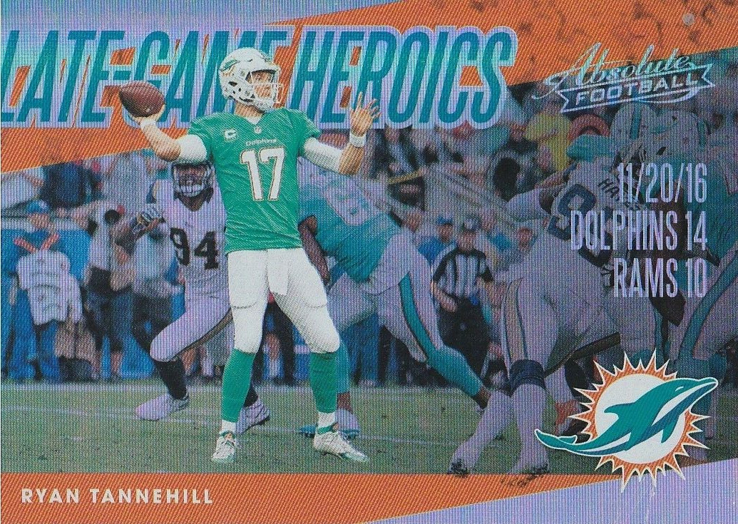 2018 Absolute Late Game Heroics #LGH-RT Ryan Tannehill