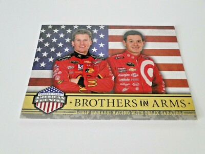 2014 Press Pass American Thunder Jamie McMurray Kyle Larson BIA Card #57