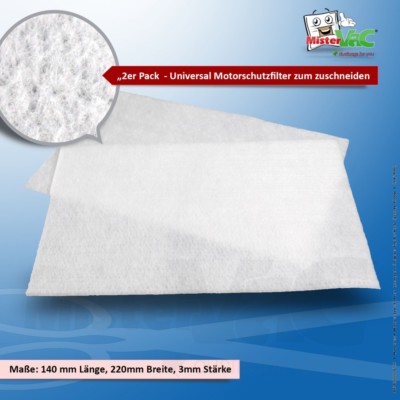 1x 2 Universal Filter kompatibel mit Bosch BSA 2882 /06 - /09 sphera 28