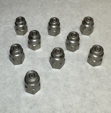 NEW (Lot of 9) 00035 Stainless Steel Nozzle 1/4” Female NPT, Made in USA
