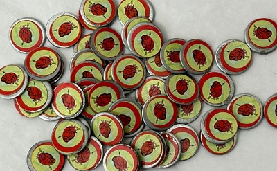 50 Loteria Magnetic Chips El Corazon Fichas De Loteria