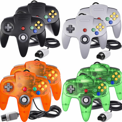 2 Pack Game controller Klassischer Wired Gamepad Joystick für N64 Konsole System