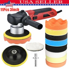 11pcs 3inch Car Buffing Pads Polishing For Drill Sponge Kit Waxing Foam Polisher 11pcs 3inch Car Buffing Pads Polishing For Drill Sponge Kit Waxing Foam Polisher