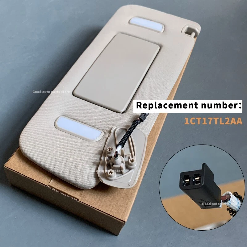 Правый солнцезащитный козырек 23459643 подходит для Chevy Silverado 1500 2500 3500 2015-2019 годов выпуска - Изображение 3 из 4