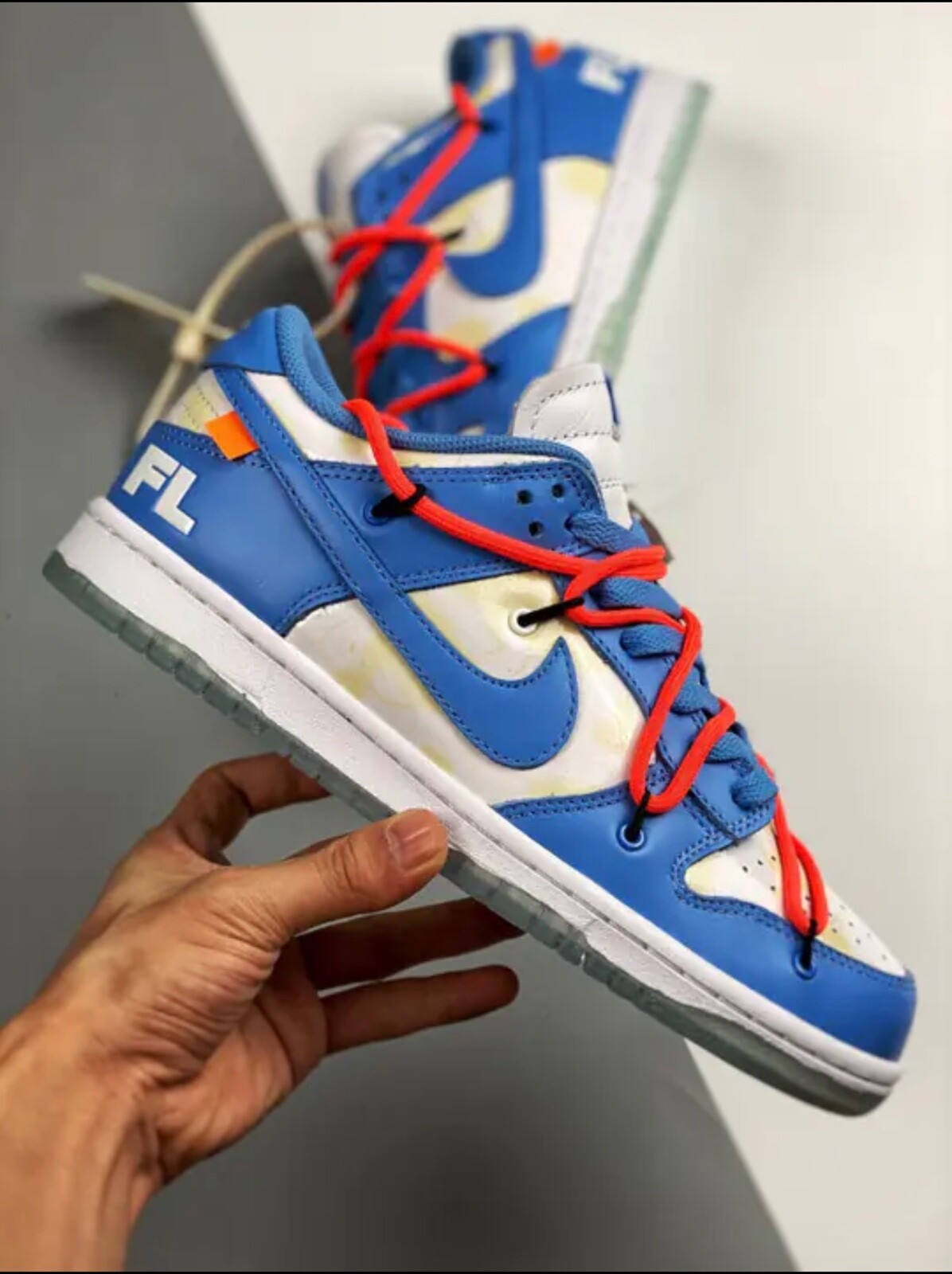 Futura x Off White x Nike SB Dunk Low 'UNC'