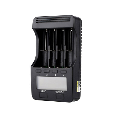 LiitoKala Lii-500 Ladegerät   mit 4 Akkufächern LCD-Display für Q7S5