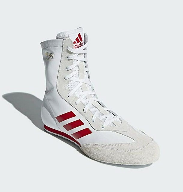 adidas box hog white