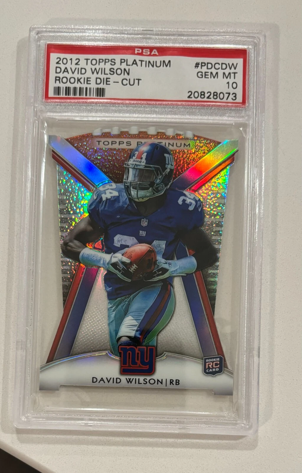 David Wilson Topps Platinum Rookie Die-Cut #PDCDW Base