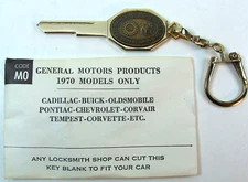 GM B46-J IGNITION GOLD KEY BLANK 320470 MACK BULLDOG  J LOCAL 677 1970 320470