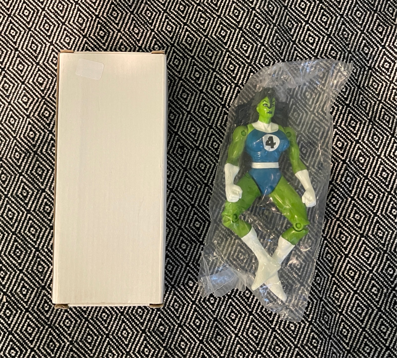 1995 Toy Biz She Hulk in Fantastic Four Uniform,  Marvel, ToyFare Mail Away