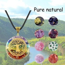 Orgone Tree Of Life Metatron Cube Pendants Amulet Talisman Yoga Necklace