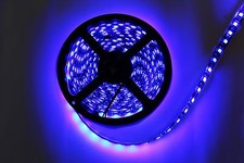 Black Pcb 16.4ft 5m 5050 Smd 300 Waterproof Led Flexible Strip Lights Lamp 12v