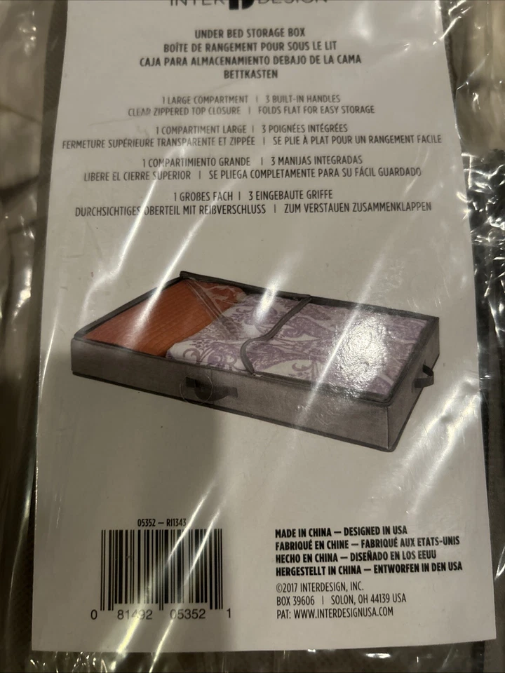 Inter Design Under Bed Storage Box - Image 3 of 3