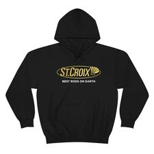 St. Croix Fishing Rods Men's Black Size S to 3XL