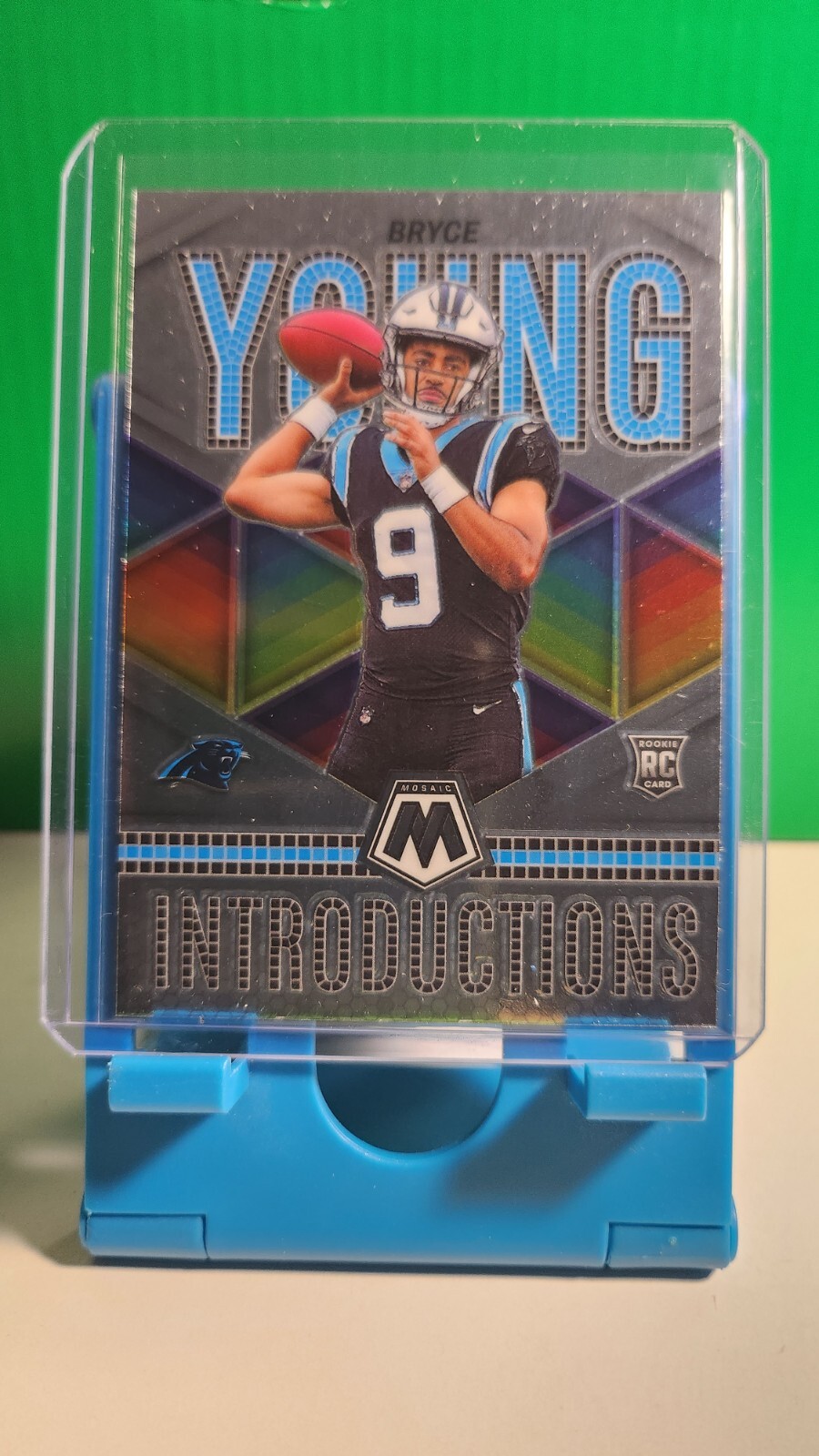 Bryce Young Rookie Introductions 2023 Panini Mosaic Football Card RC