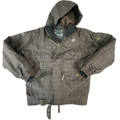 Nikita Jacket Women's Medium Brown Coat Extra Pockets/zippers Ski Cabincore