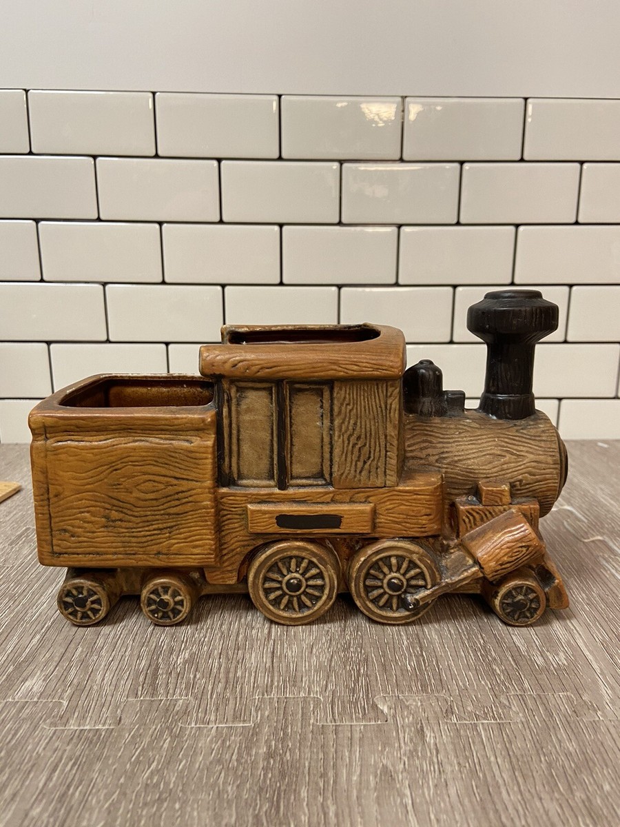 Napcoware Train Engine Planter Vintage Japan Import. EB21 | eBay