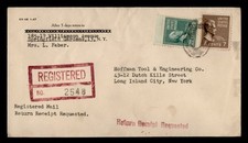 DR WHO 1947 REGISTERED PREXIE SPRINGFIELD GARDENS NY TO LONG ISLAND CITY M79557