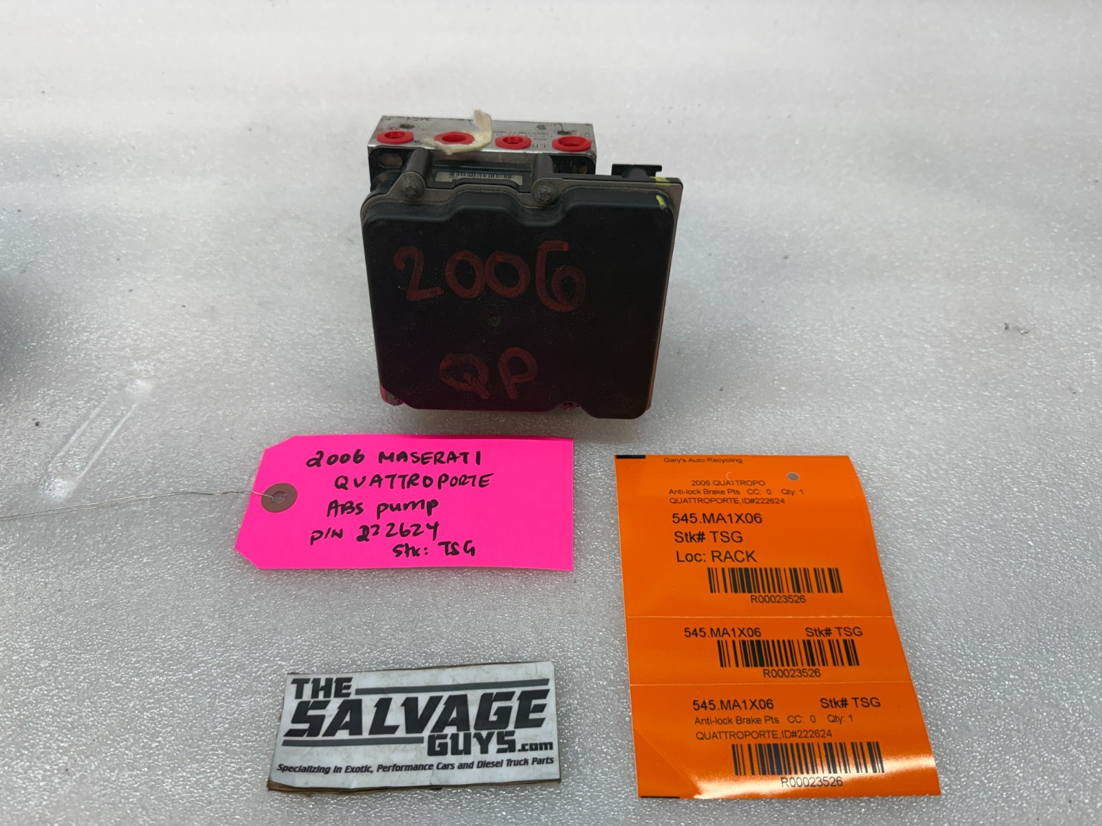 06 MASERATI QUATTROPORTE M139 OEM ABS BRAKE PUMP MODULE ASSEMBLY 222624