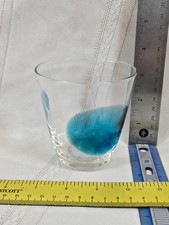 IKEA FABULÖS vintage hand blown glass tumbler Gunnel Sahlin Purple