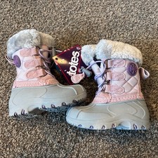 NEW Totes Toddler Girls Lil Jenny2 Waterproof Purple Winter Boots Size 5 M