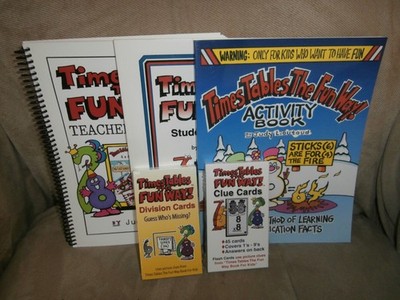 Times Tables The Fun Way, 3rd ed, teachers, activity, student, clue & div cards