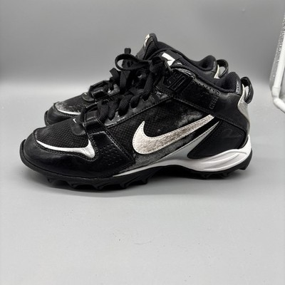 Nike Football Land Shark Legacy Mid Cleats Style 396232-011 US Men Size 8.5