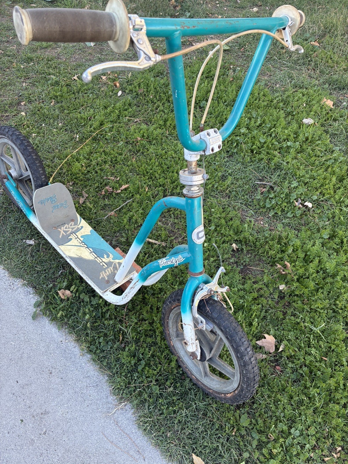 Vintage Curb Cruiser SSX Scooter 1980s Rear drum brake Freestyle old school bmx 
