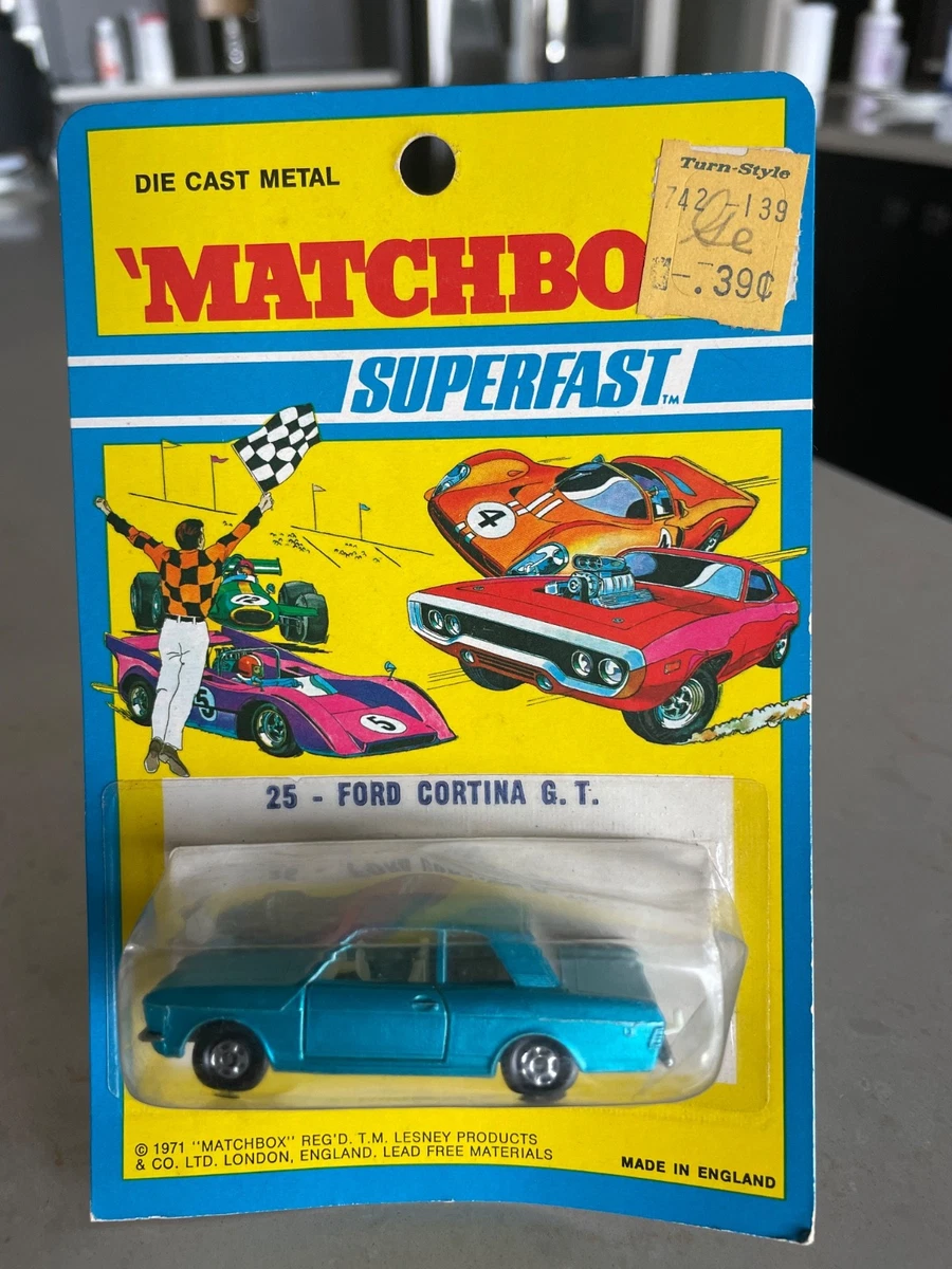Matchbox 1971 Vehicle Year Vintage Manufacture Diecast Cars