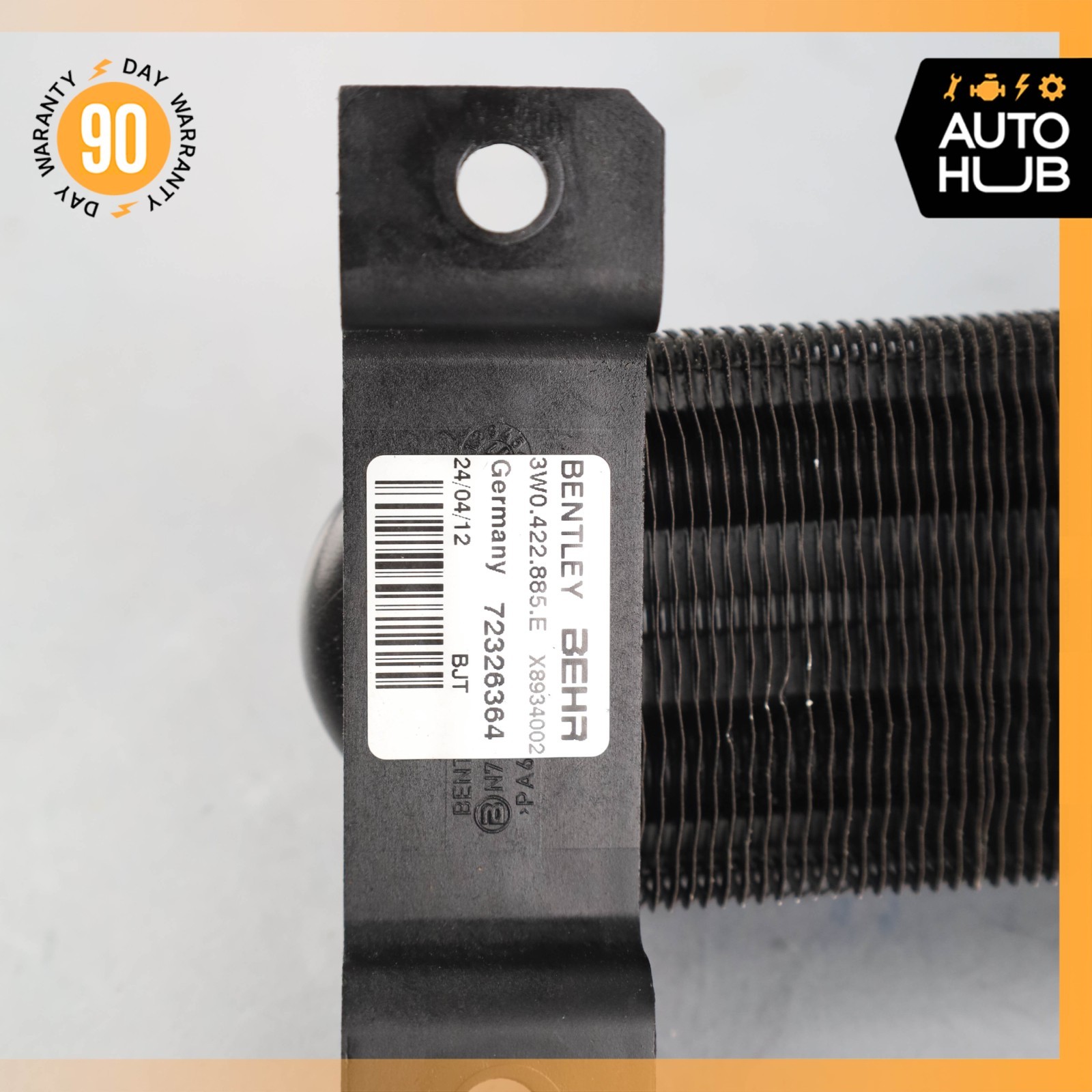 13-15 Bentley Continental GT GTC 4.0L V8 Power Steering Cooler Radiator OEM 73k