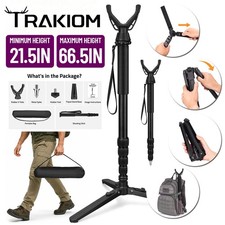 Monopod Shooting Stick Gun Rest Versatile Hunting Tripod Adjustable Height Staff