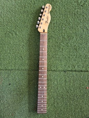 Fender Squire Jim Root Telecaster neck. Fender Telecaster Custom decal. Rosewood