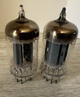 TUNGSOL NOS 12AX7 Long Plates D []  Getter Matched Pair 1952
